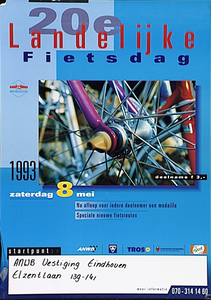 Landelijke fietsdag 1993 georganiseerd door landelijke instellingen