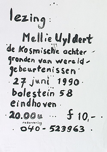 Lezing van Mellie Uyldert