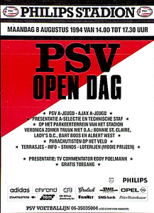 PSV Open Dag als opening van het seizoen voor het publiek in het Philips stadion