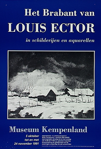 Tentoonstelling van het werk van Louis Ector in museum Kempenland
