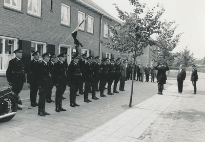 Serie van 6 foto's van de opening van het Politiebureau Someren
