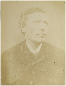 Jacobus Slegers, geboren te Mierlo 10 oktober 1852 en zoon van Thomas Slegers en Christina van Vlerken. Trouwde in Mierlo 14 januari 1887 met Anna Proenings