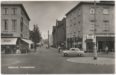 Ameidestraat, gezien vanaf de Markt in de richting Molenstraat