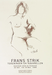Frans Strik, Tekeningen en Aquarellen in Centrum voor de Kunsten