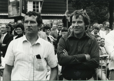 De twee binnenpraters,  links Wim van de Moosdijk en rechts Jan Hendriks